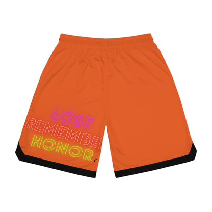 Basketball Rib Shorts: Wrestling Orange