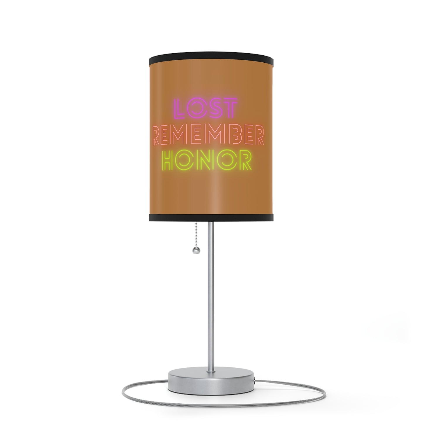 Lamp on a Stand, US|CA plug: Golf Lite Brown