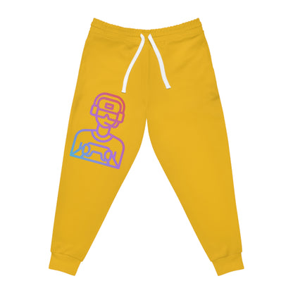 Athletic Joggers: Gaming Yellow