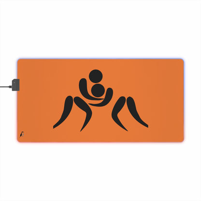 LED Gaming Mouse Pad: Wrestling Crusta