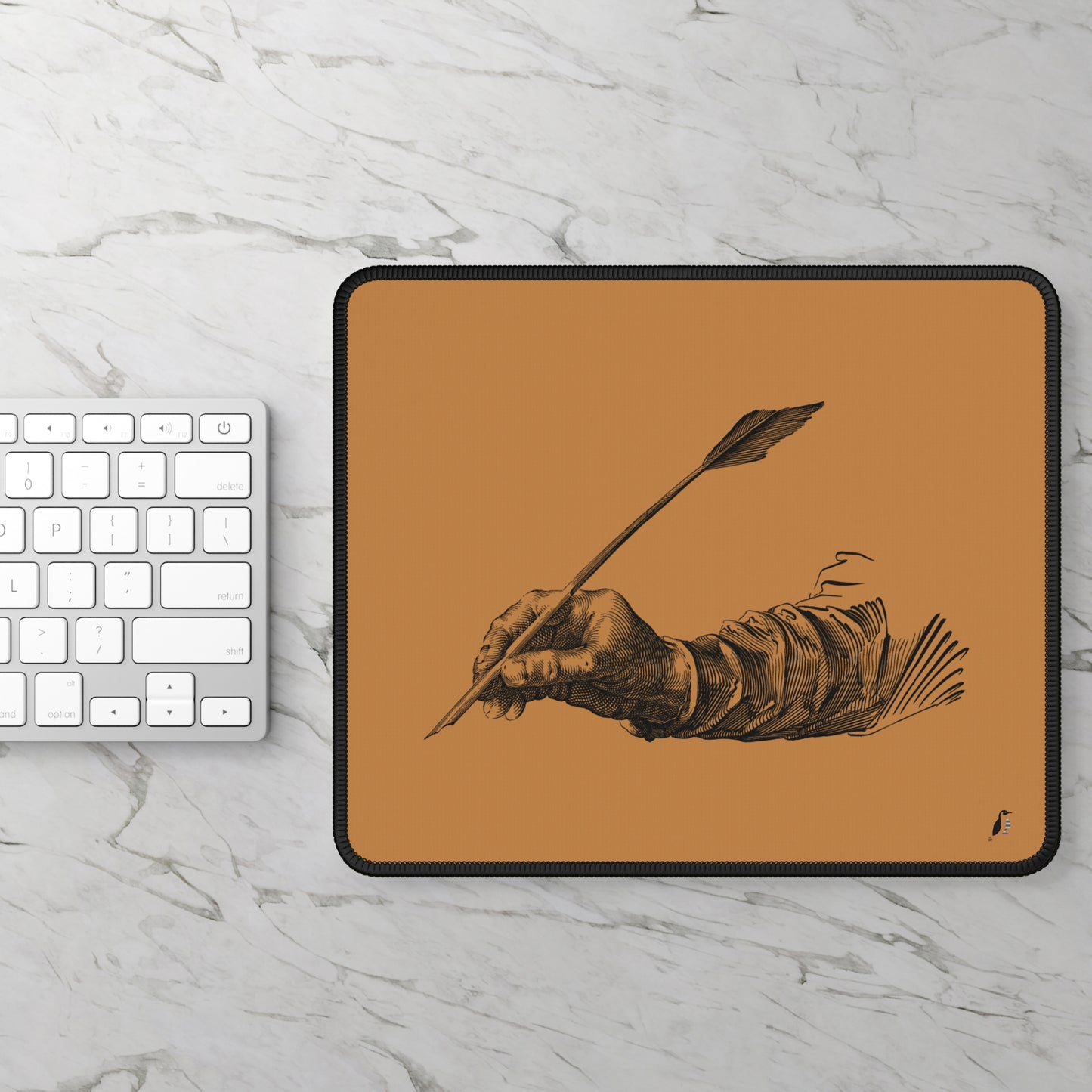 Gaming Mouse Pad: Writing Lite Brown