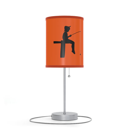 Lamp on a Stand, US|CA plug: Fishing Orange