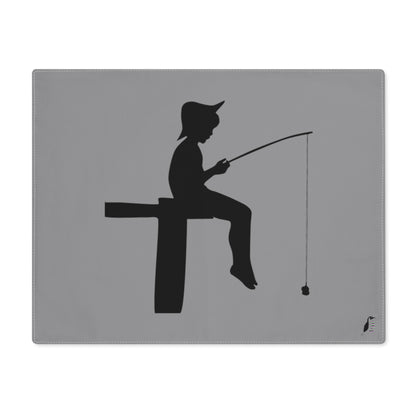 Placemat, 1pc: Fishing Grey