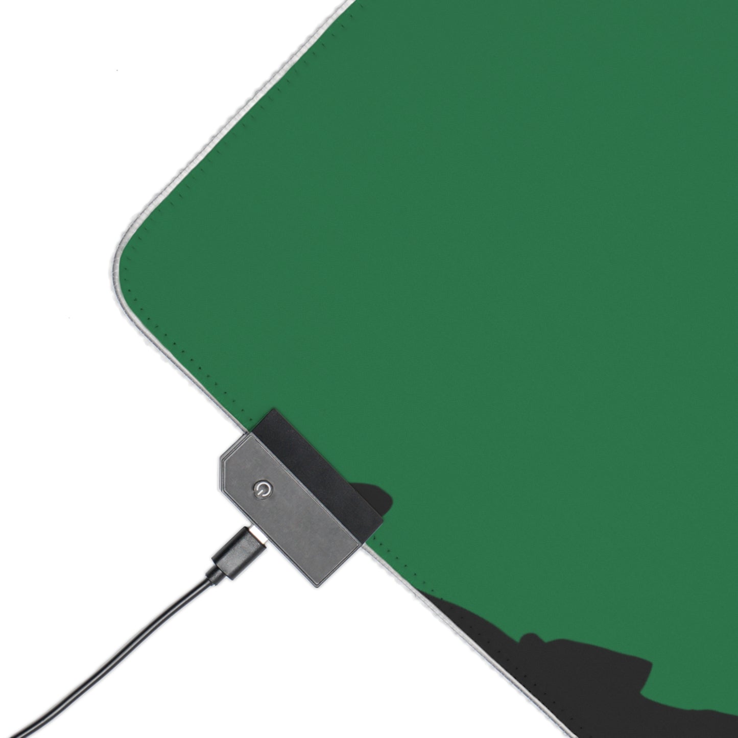 LED Gaming Mouse Pad: Soccer Dark Green