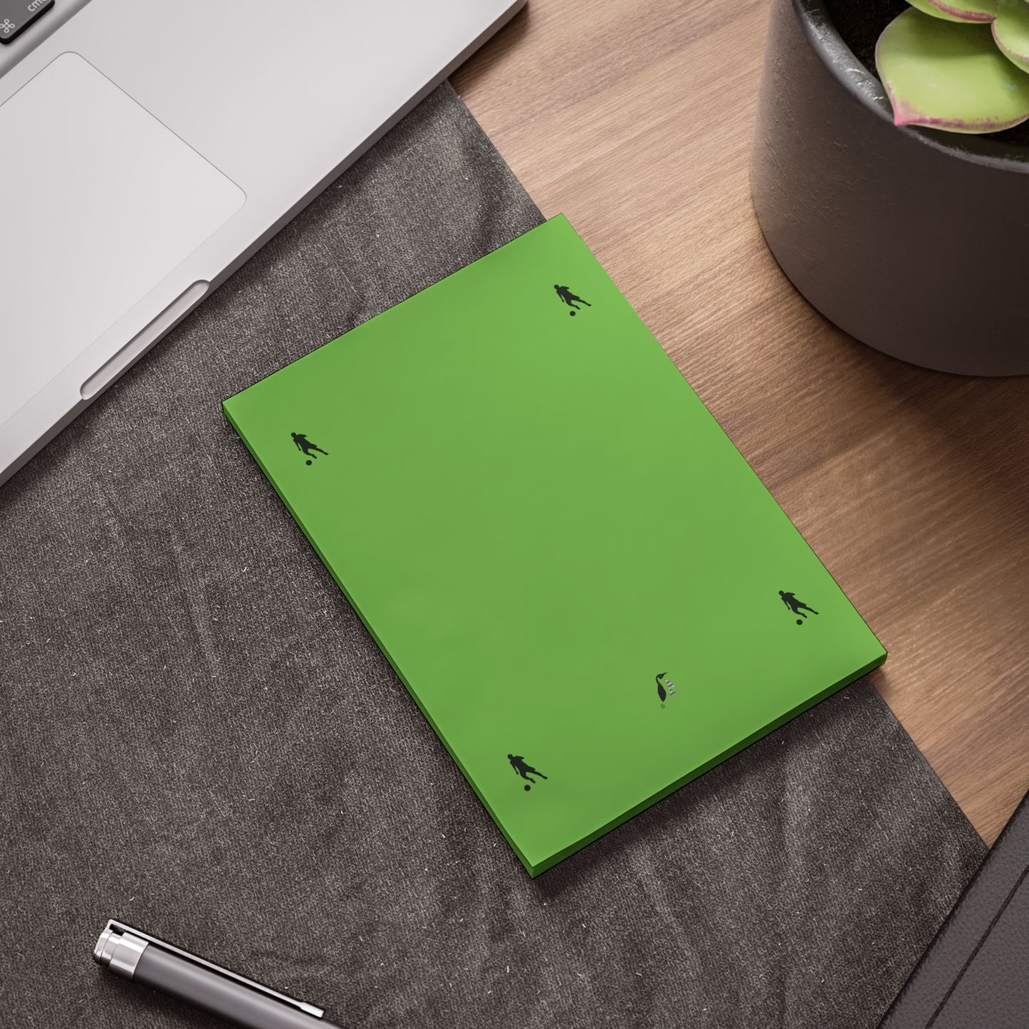 Post-it® Note Pads: Soccer Green