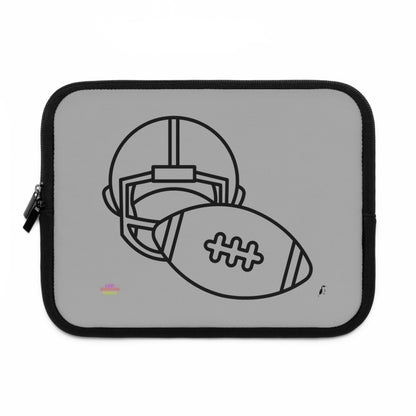 Laptop Sleeve: Football Lite Grey