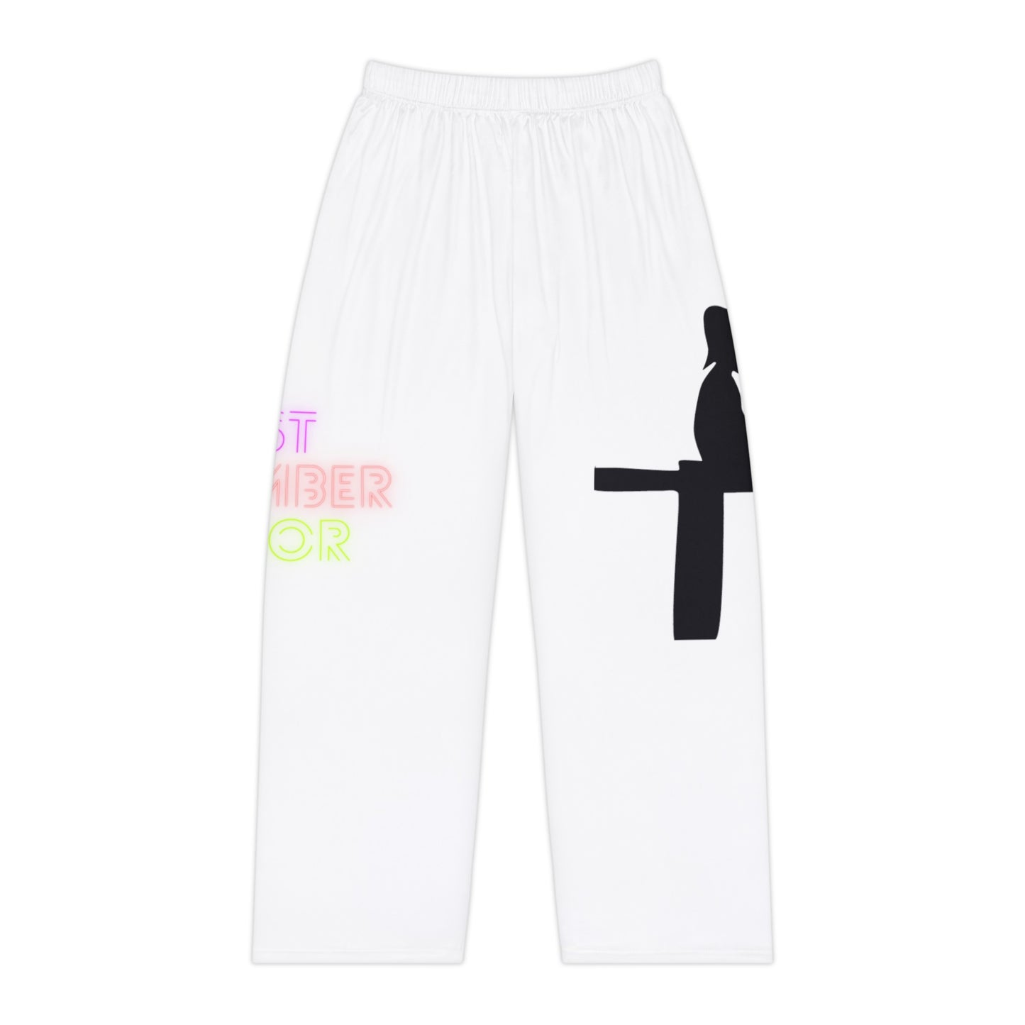 Women's Pajama Pants: Fishing White