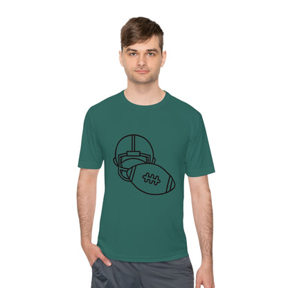 Moisture Wicking Tee: Football #2