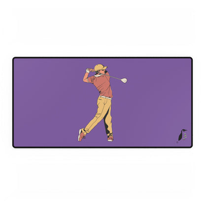 Desk Mats: Golf Lite Purple