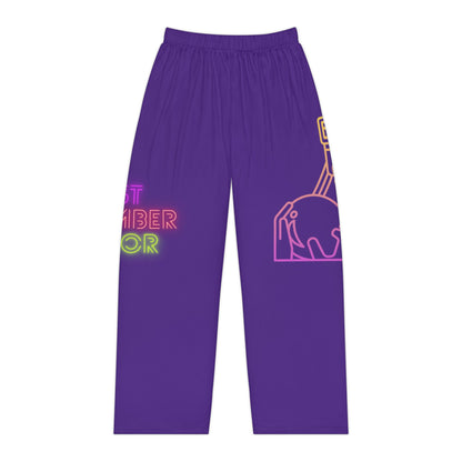 Women's Pajama Pants: Bowling Purple