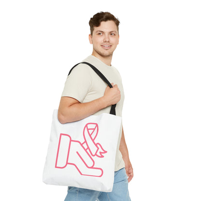 Tote Bag: Fight Cancer White