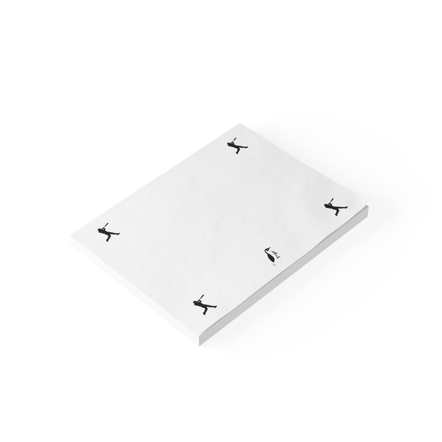 Post-it® Note Pads: Baseball White