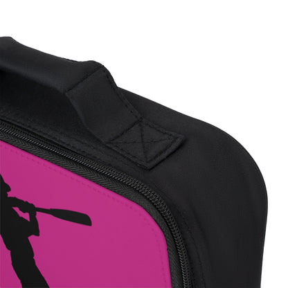 Lunch Bag: Baseball Pink