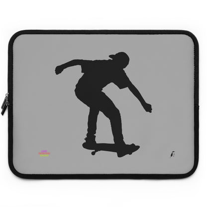 Laptop Sleeve: Skateboarding Lite Grey