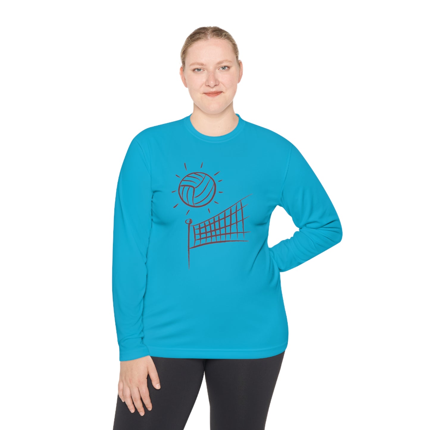 Lightweight Long Sleeve Tee: Volleyball #2