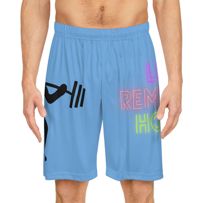 Basketball Shorts: Weightlifting Lite Blue