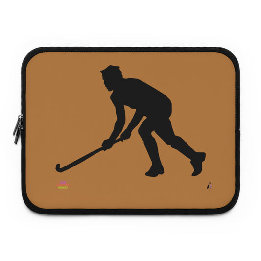 Laptop Sleeve: Hockey Lite Brown