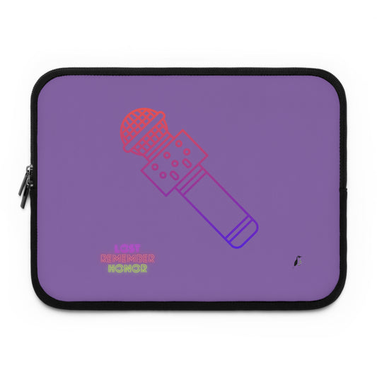 Laptop Sleeve: Music Lite Purple