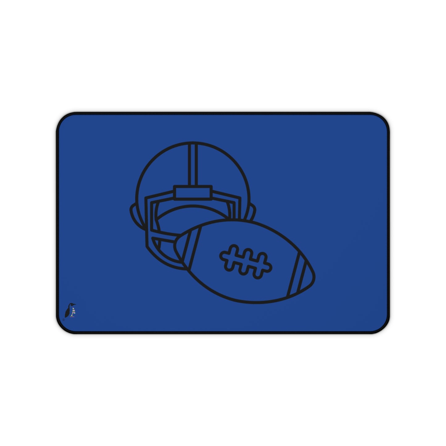 Desk Mat: Football Dark Blue