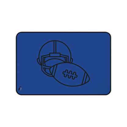 Desk Mat: Football Dark Blue