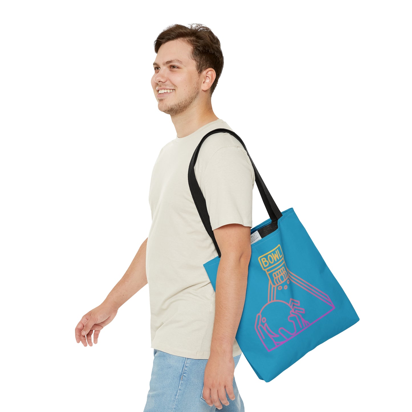 Tote Bag: Bowling Turquoise