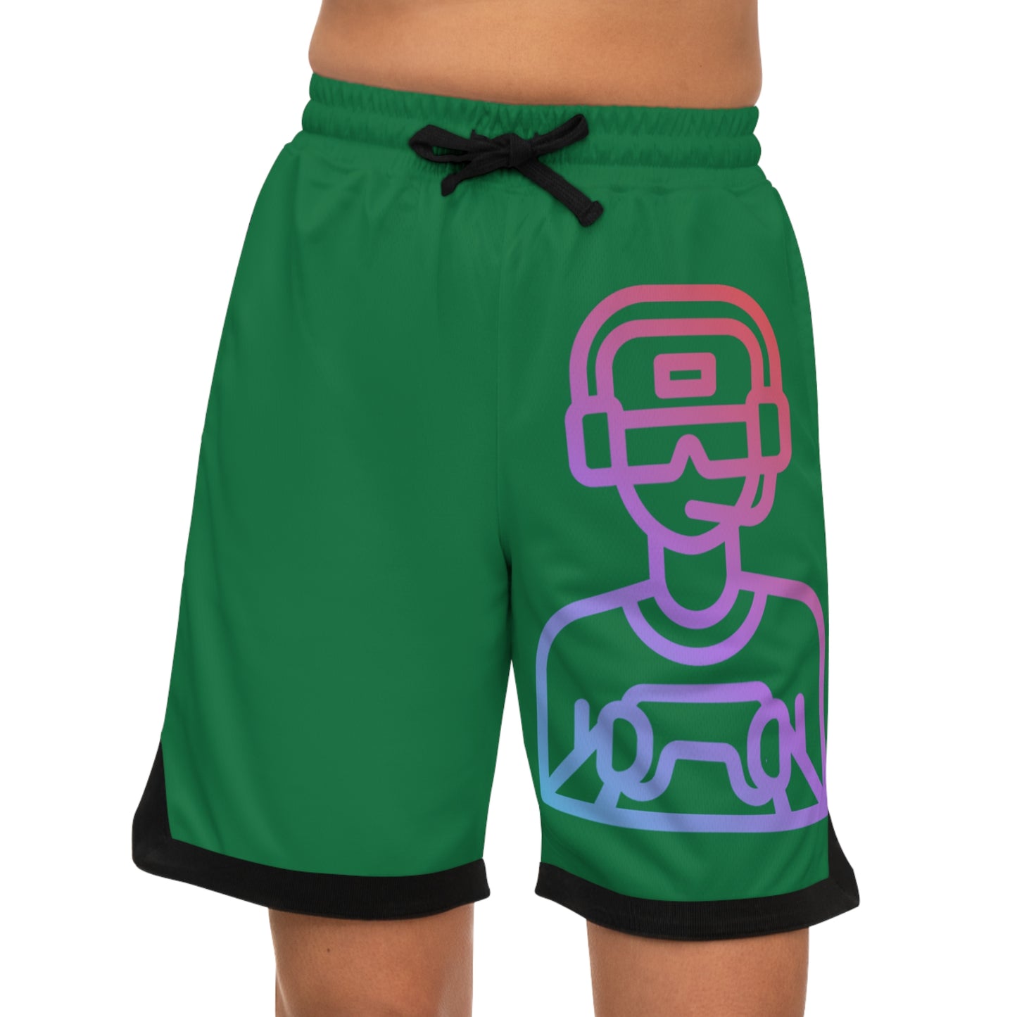 Basketball Rib Shorts: Gaming Dark Green