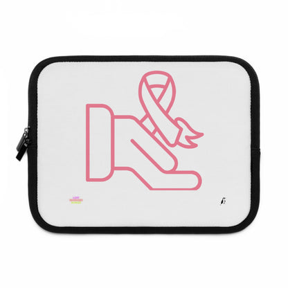 Laptop Sleeve: Fight Cancer White