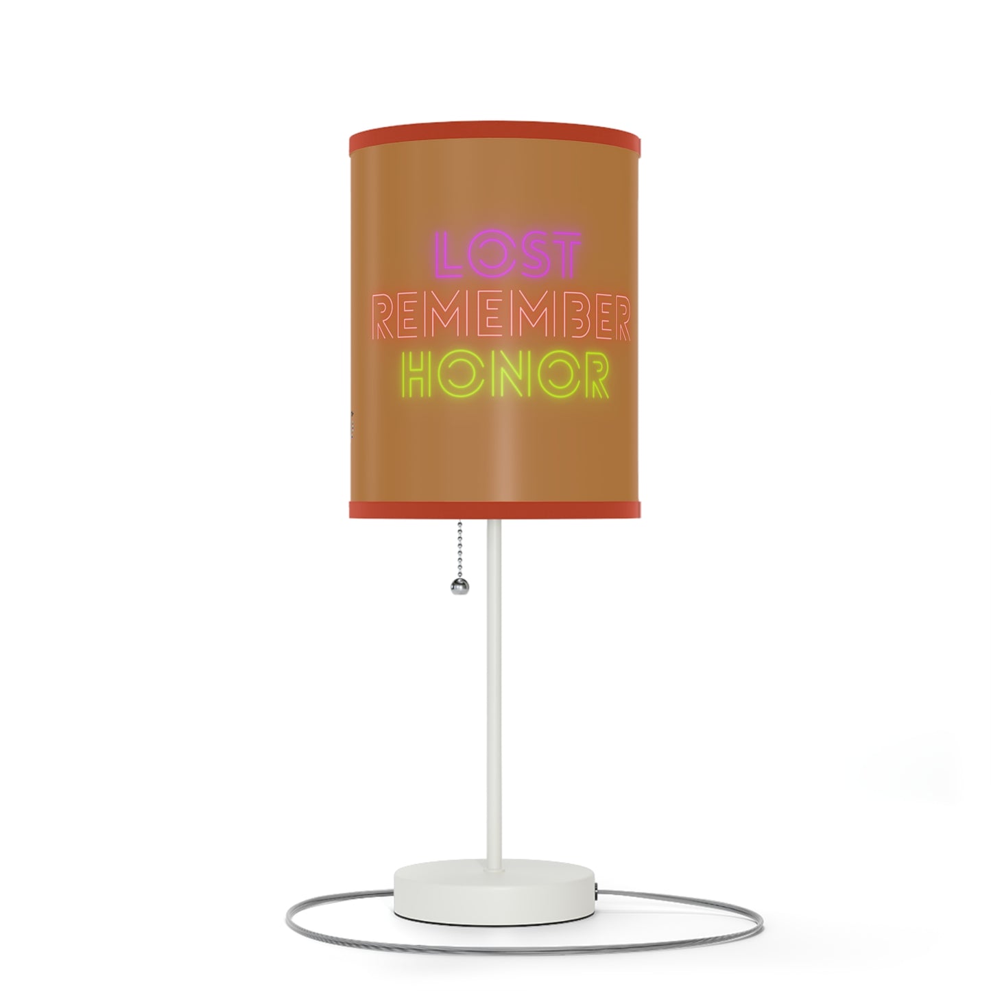 Lamp on a Stand, US|CA plug: Writing Lite Brown