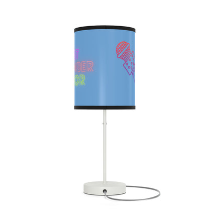 Lamp on a Stand, US|CA plug: Music Lite Blue