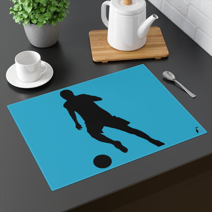 Placemat, 1pc: Soccer Turquoise