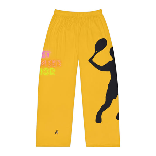 Men's Pajama Pants: Tennis Yellow