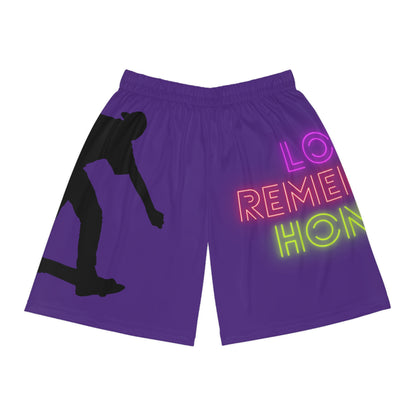 Basketball Shorts: Skateboarding Purple