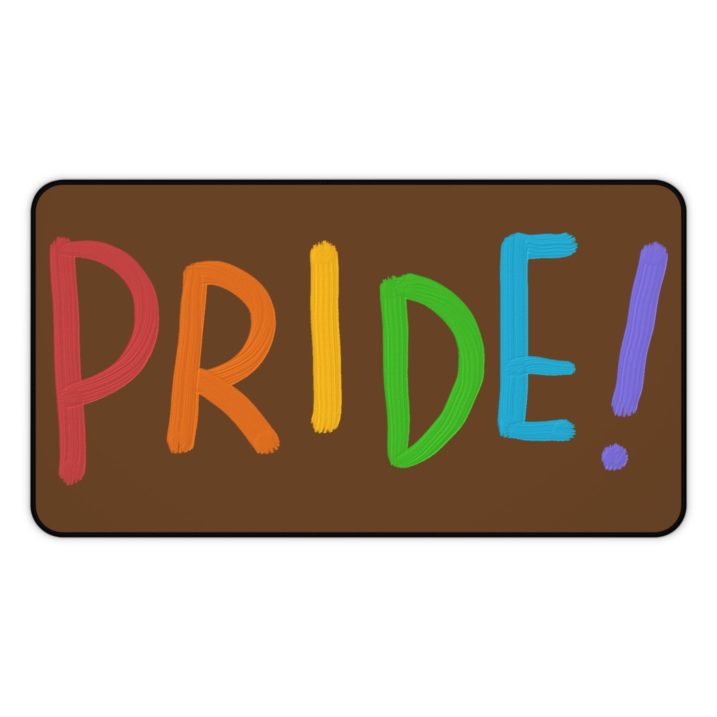 Desk Mat: LGBTQ Pride Brown