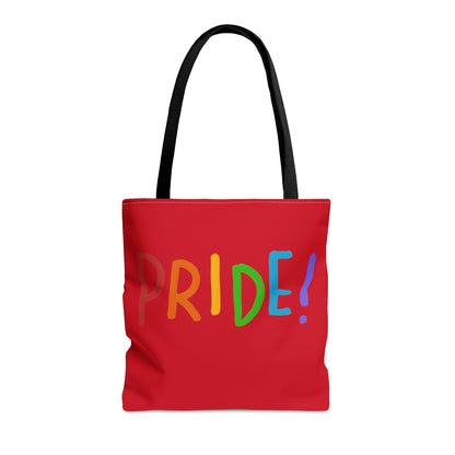 Tote Bag: LGBTQ Pride Dark Red