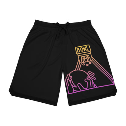 Basketball Rib Shorts: Bowling Black