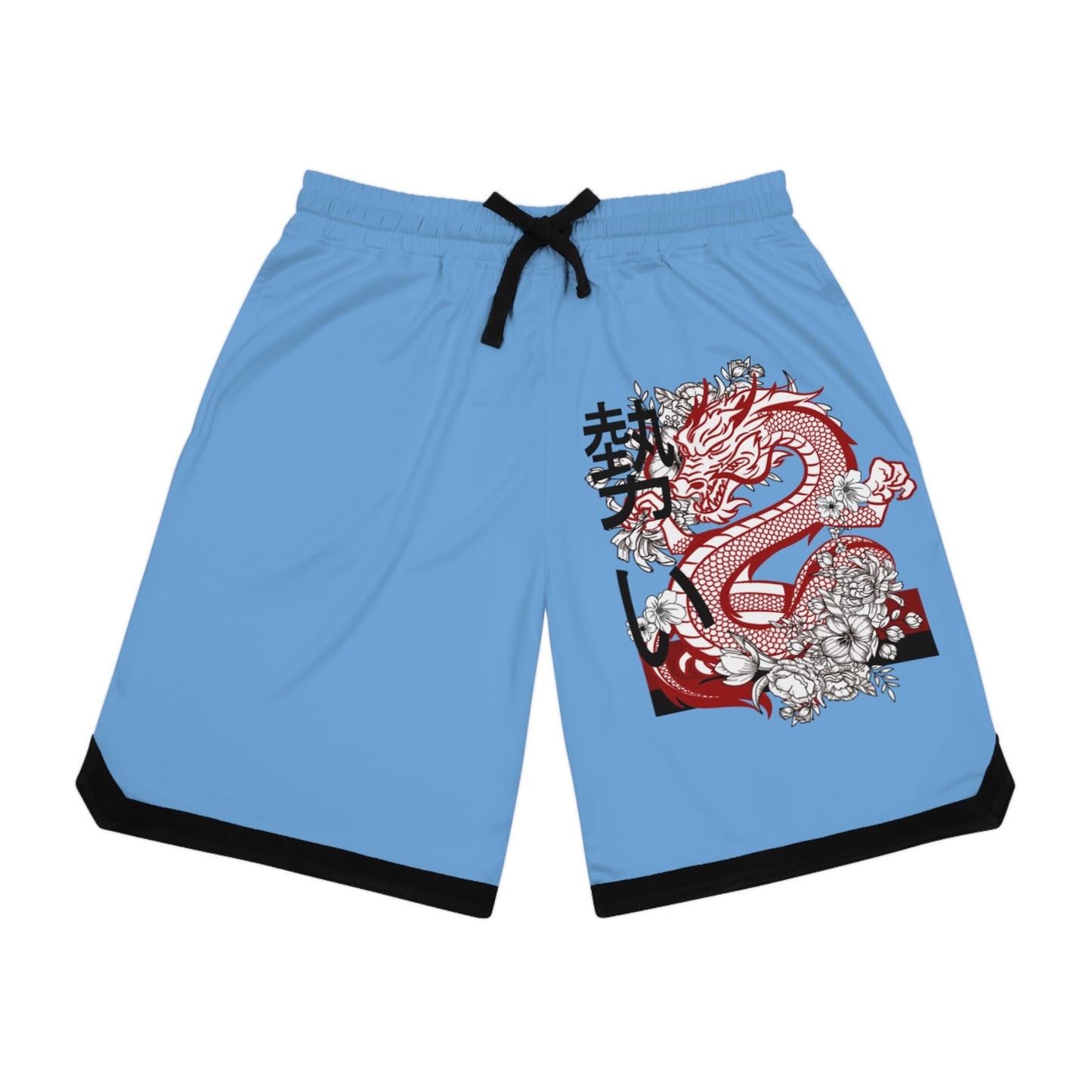 Basketball Rib Shorts: Dragons Lite Blue