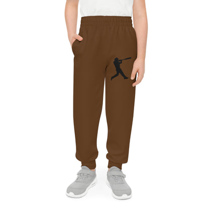 Youth Joggers: Baseball Brown