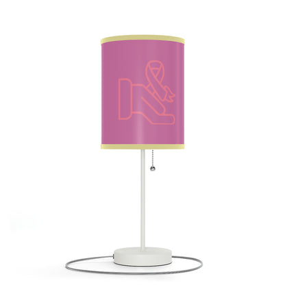 Lamp on a Stand, US|CA plug: Fight Cancer Lite Pink