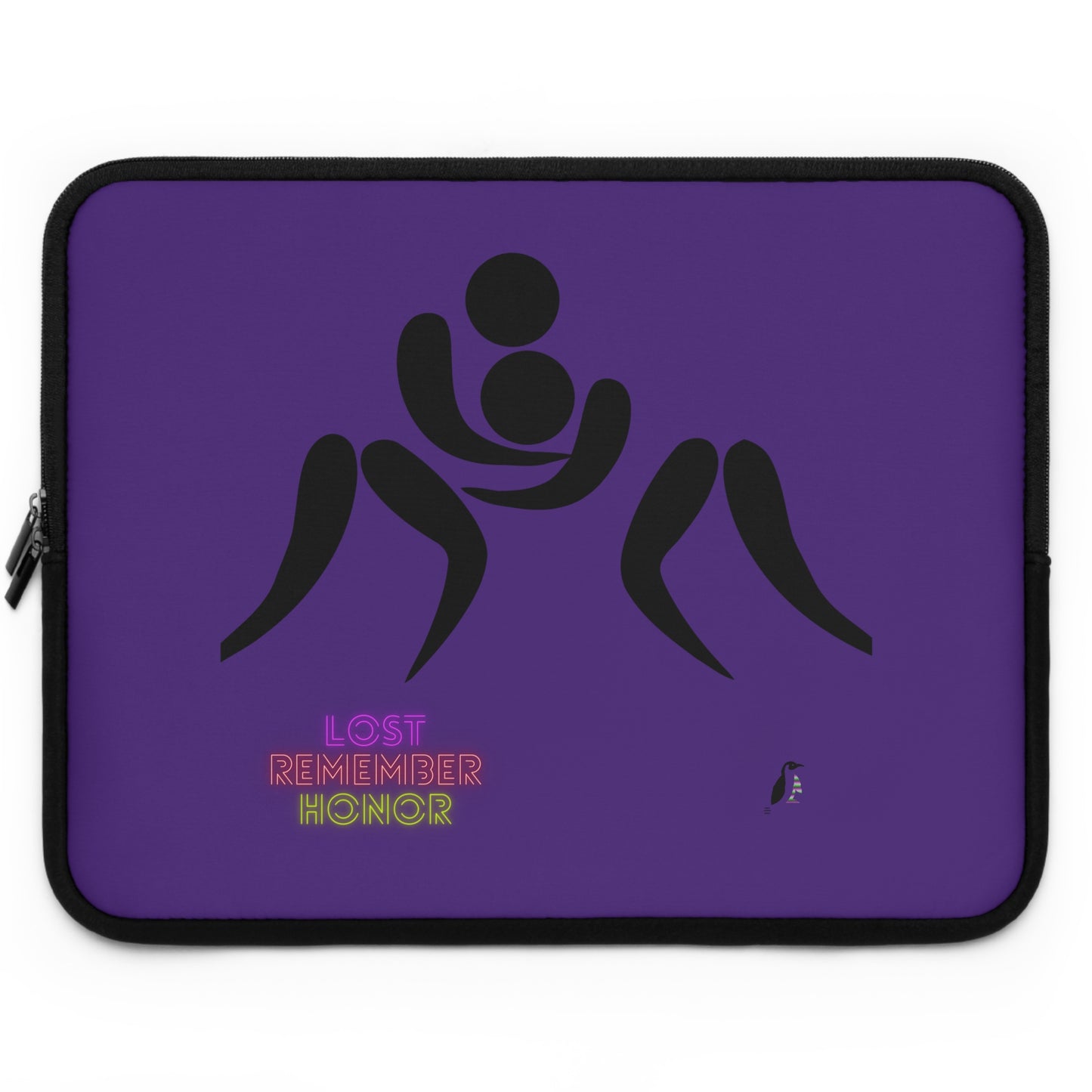 Laptop Sleeve: Wrestling Purple