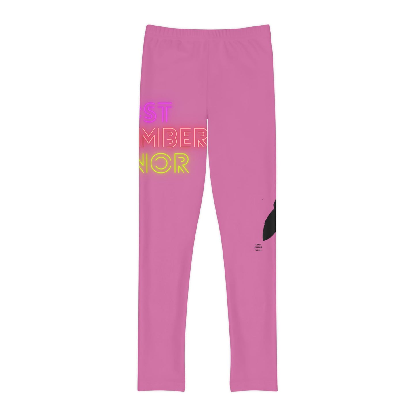 Youth Full-Length Leggings: Lost Remember Honor Lite Pink