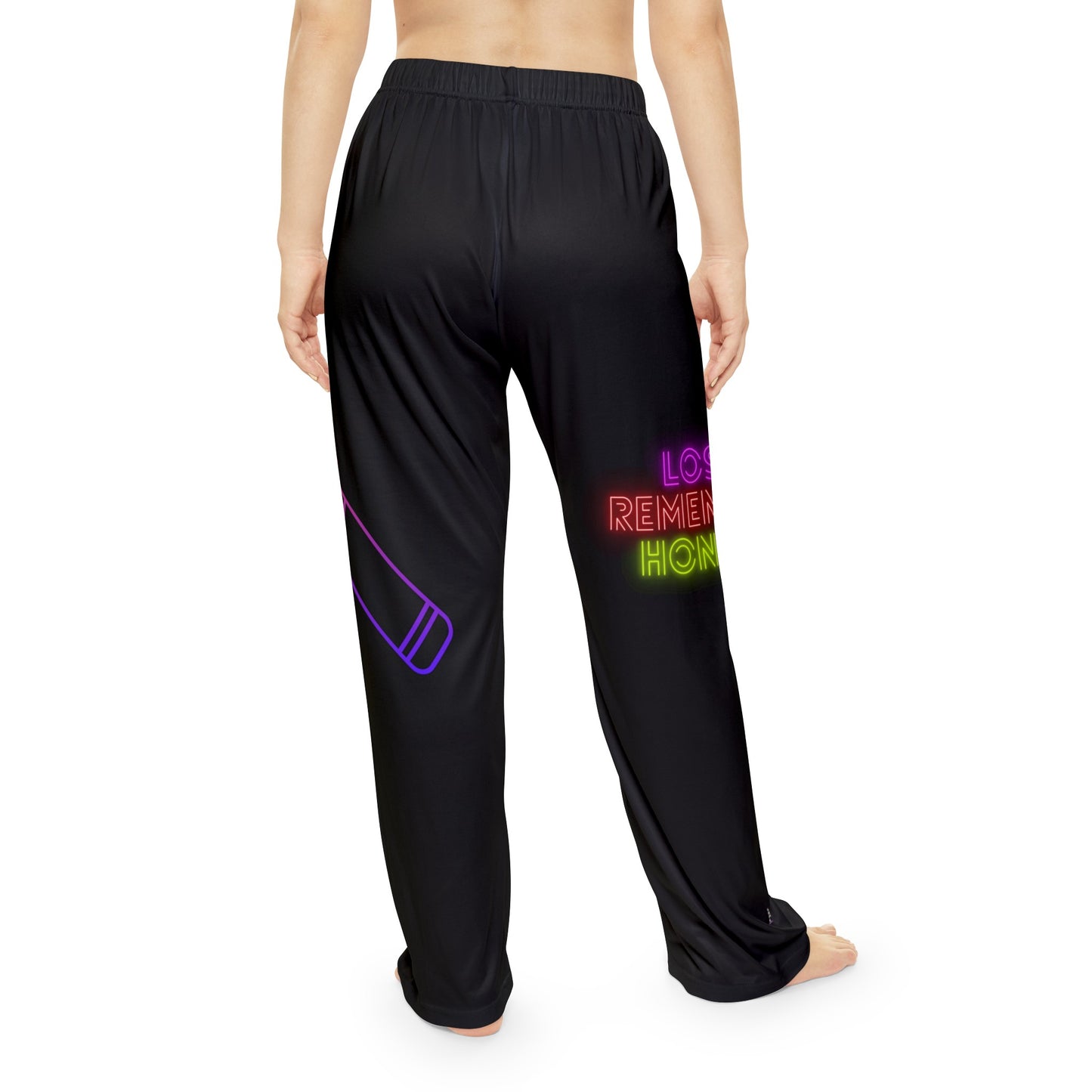 Women's Pajama Pants: Music Black