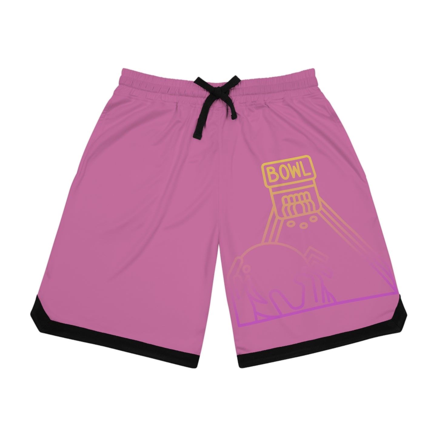 Basketball Rib Shorts: Bowling Lite Pink