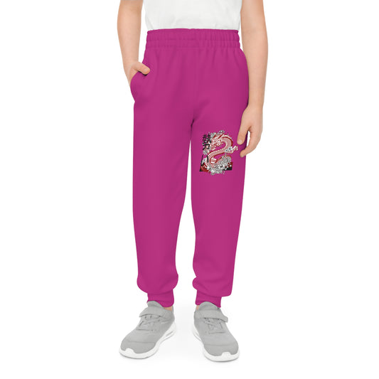 Youth Joggers: Dragons Pink