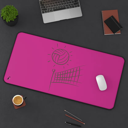 Desk Mat: Volleyball Pink