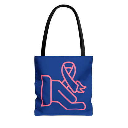 Tote Bag: Fight Cancer Dark Blue