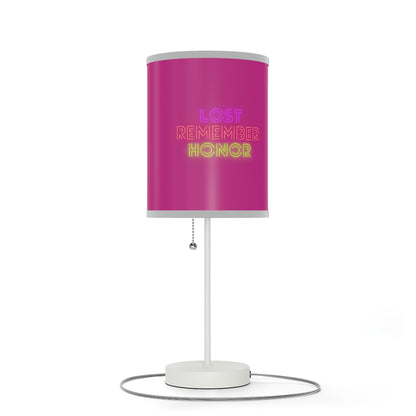 Lamp on a Stand, US|CA plug: Fight Cancer Pink