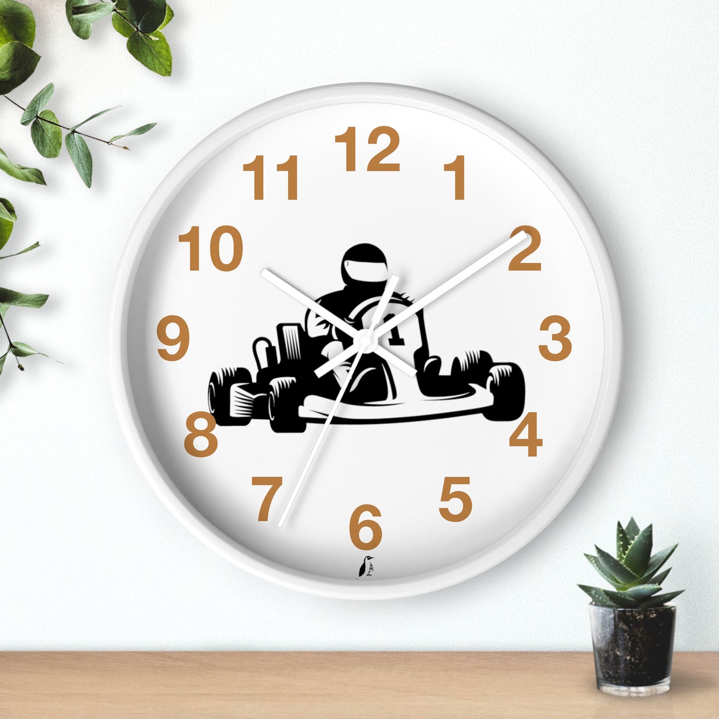 Wall clock: Racing Lite Brown