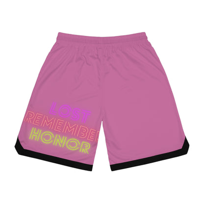 Basketball Rib Shorts: Crazy Penguin World Logo Lite Pink