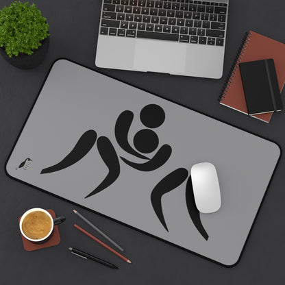 Desk Mat: Wrestling Grey