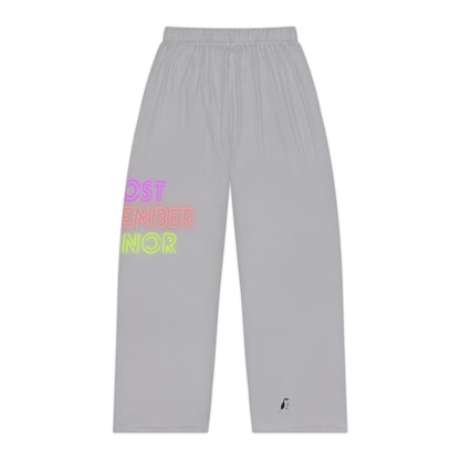 Women's Pajama Pants: Lost Remember Honor Lite Grey